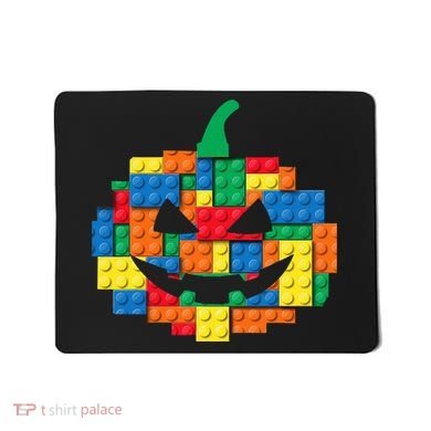 Master Builder Building Blocks Pumpkin Halloween Mousepad