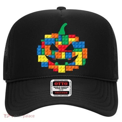 Master Builder Building Blocks Pumpkin Halloween Hat