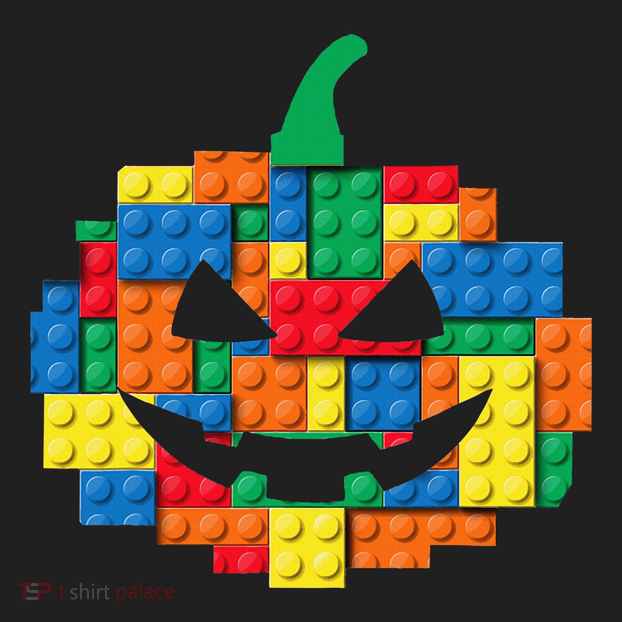 Master Builder Building Blocks Pumpkin Halloween Hat