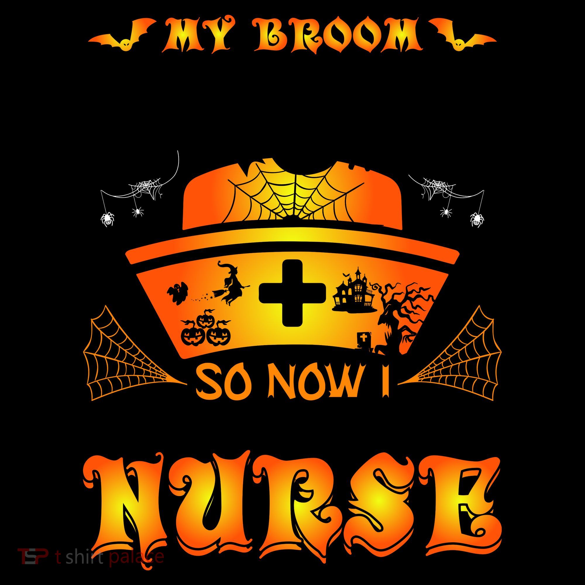 My Broom Broke So No I Became A Nurse Halloween Coffee Mug