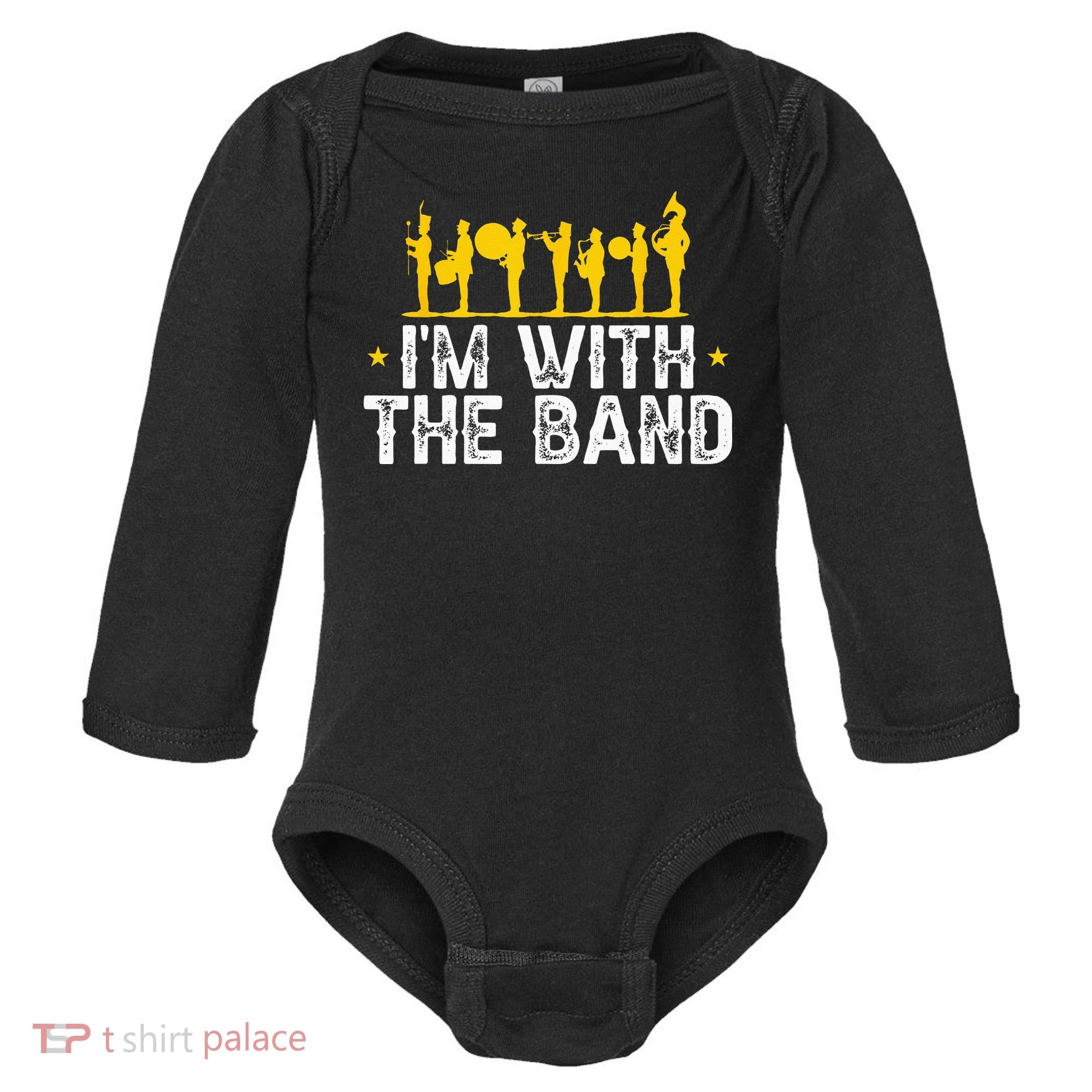 Marching Band Band Life IM With Baby Long Sleeve Bodysuit
