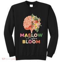 Maslow Before Bloom Psychology Basic Human Needs SPED Sweatshirt thumb 0