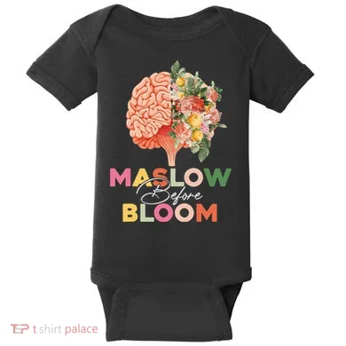 Maslow Before Bloom Psychology Basic Human Needs SPED Baby Bodysuit