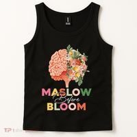 Maslow Before Bloom Psychology Basic Human Needs SPED Tank Top thumb 2