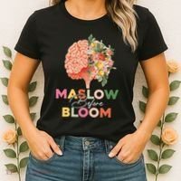 Maslow Before Bloom Psychology Basic Human Needs SPED Women's T-Shirt thumb 2