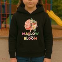 Maslow Before Bloom Psychology Basic Human Needs SPED Kids Hoodie thumb 3