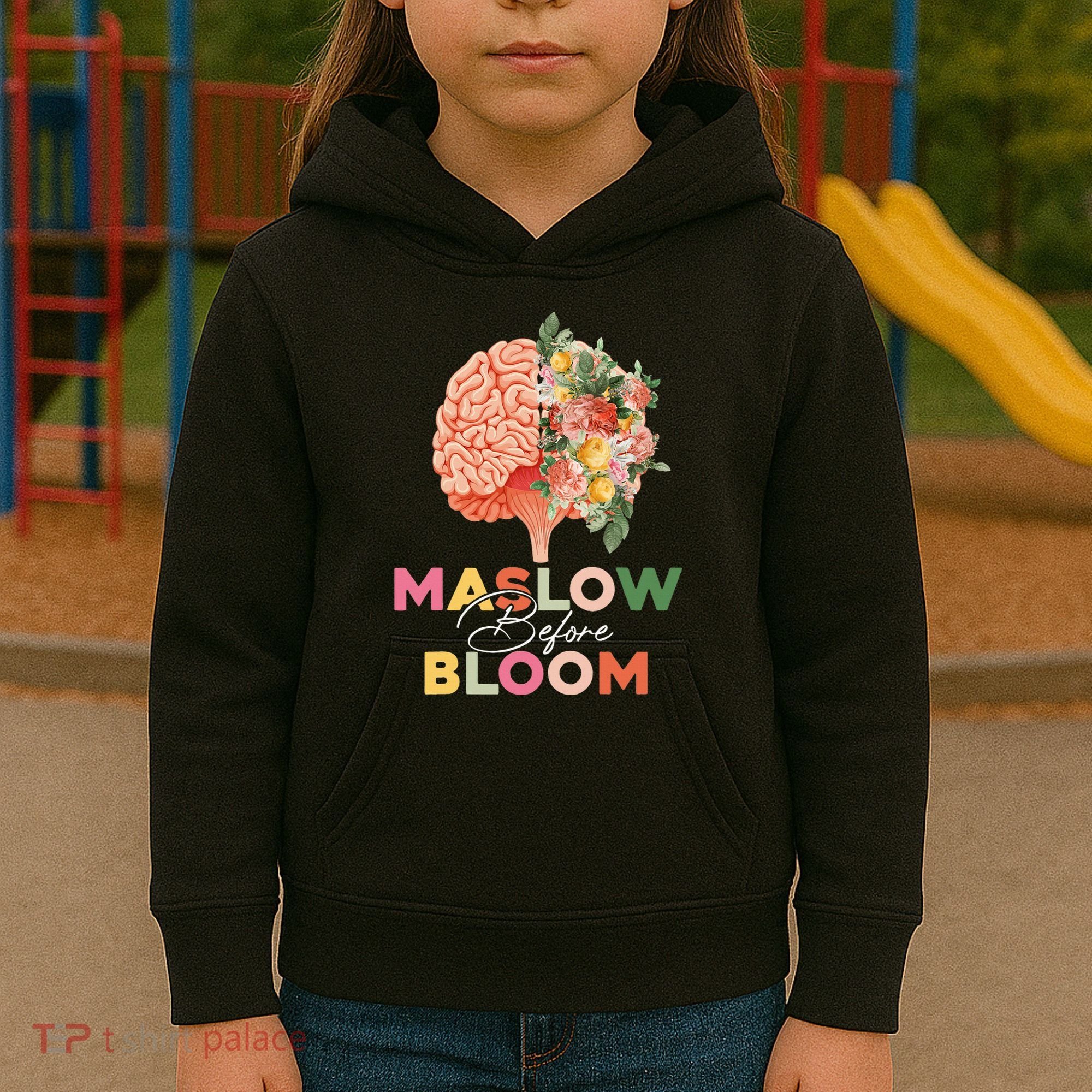 Maslow Before Bloom Psychology Basic Human Needs SPED Kids Hoodie