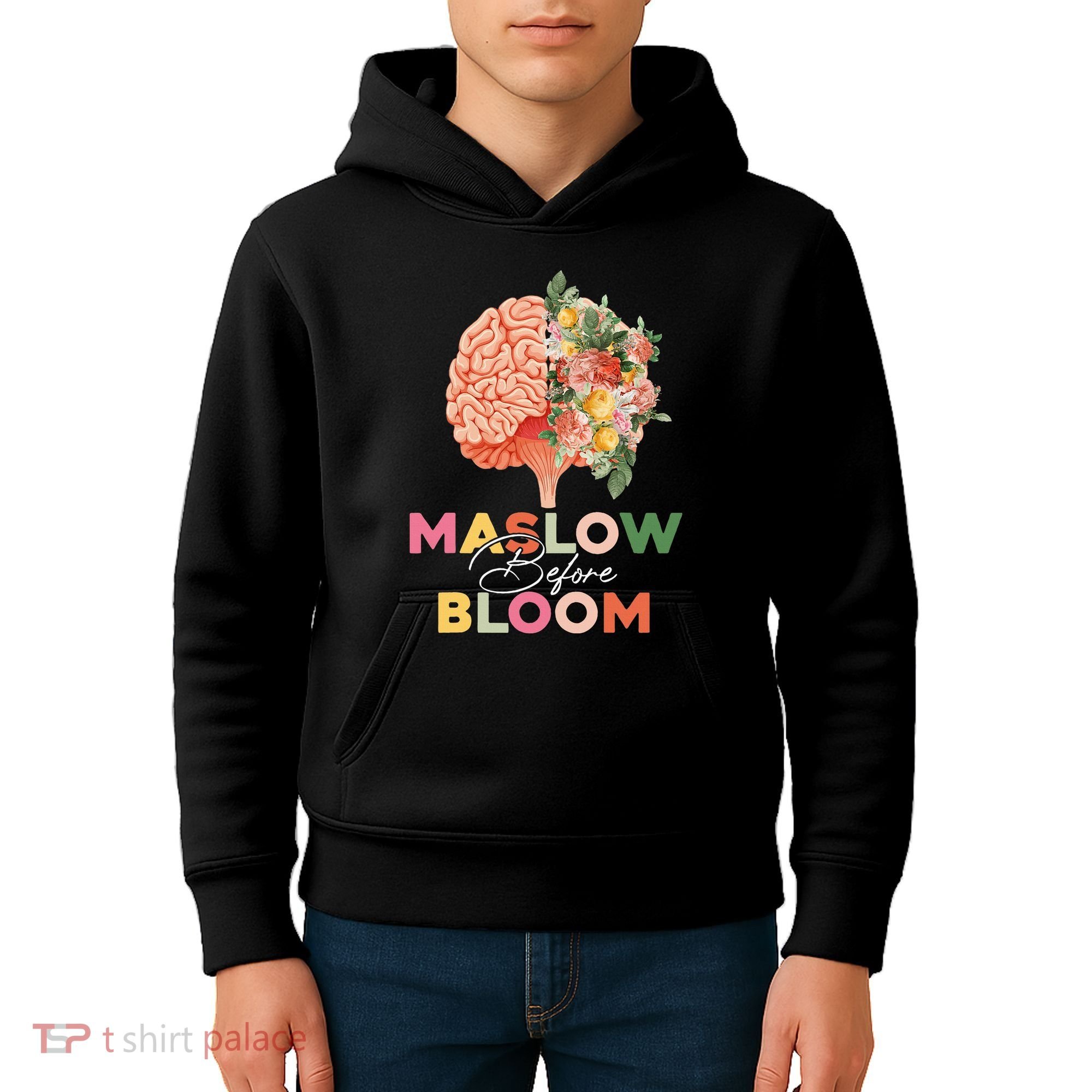 Maslow Before Bloom Psychology Basic Human Needs SPED Kids Hoodie