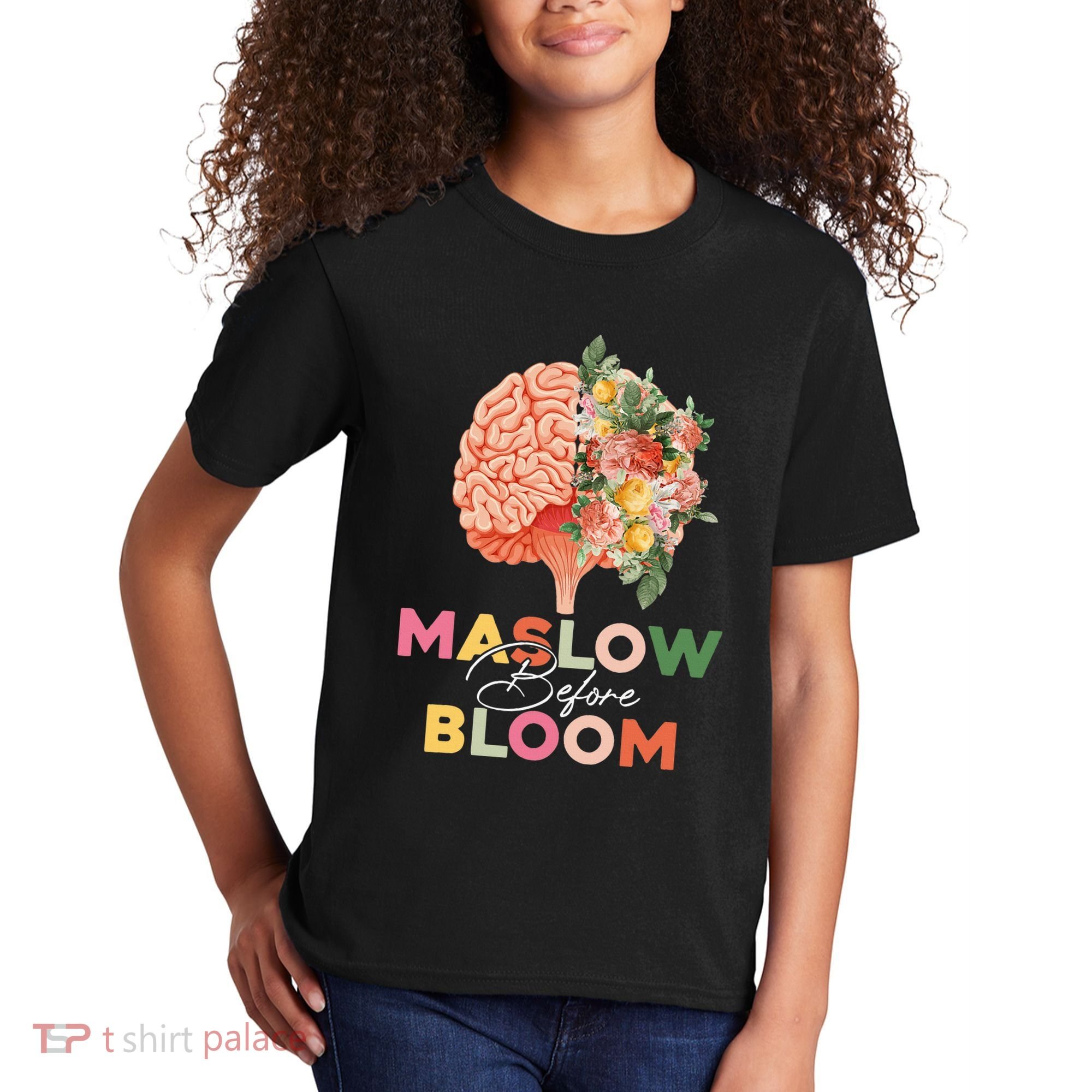 Maslow Before Bloom Psychology Basic Human Needs SPED Kids T-Shirt