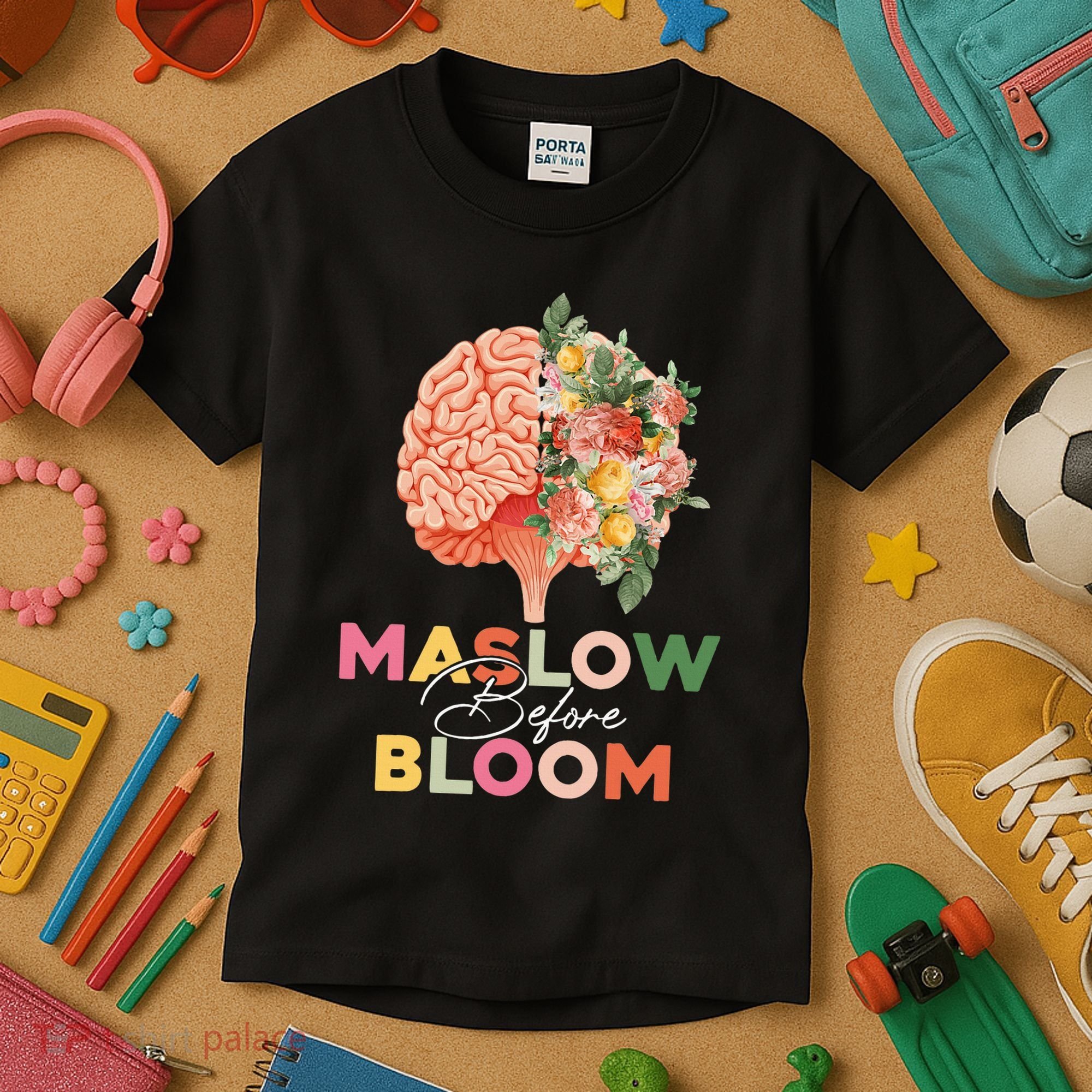 Maslow Before Bloom Psychology Basic Human Needs SPED Kids T-Shirt