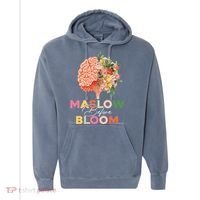 Maslow Before Bloom Psychology Basic Human Needs SPED Comfort Colors Garment-Dyed Hooded Sweatshirt thumb 0