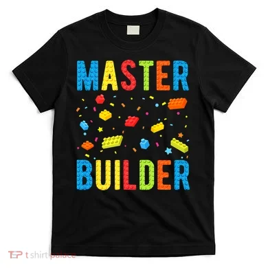 Master Builder Building Blocks Brick Builder T-Shirt