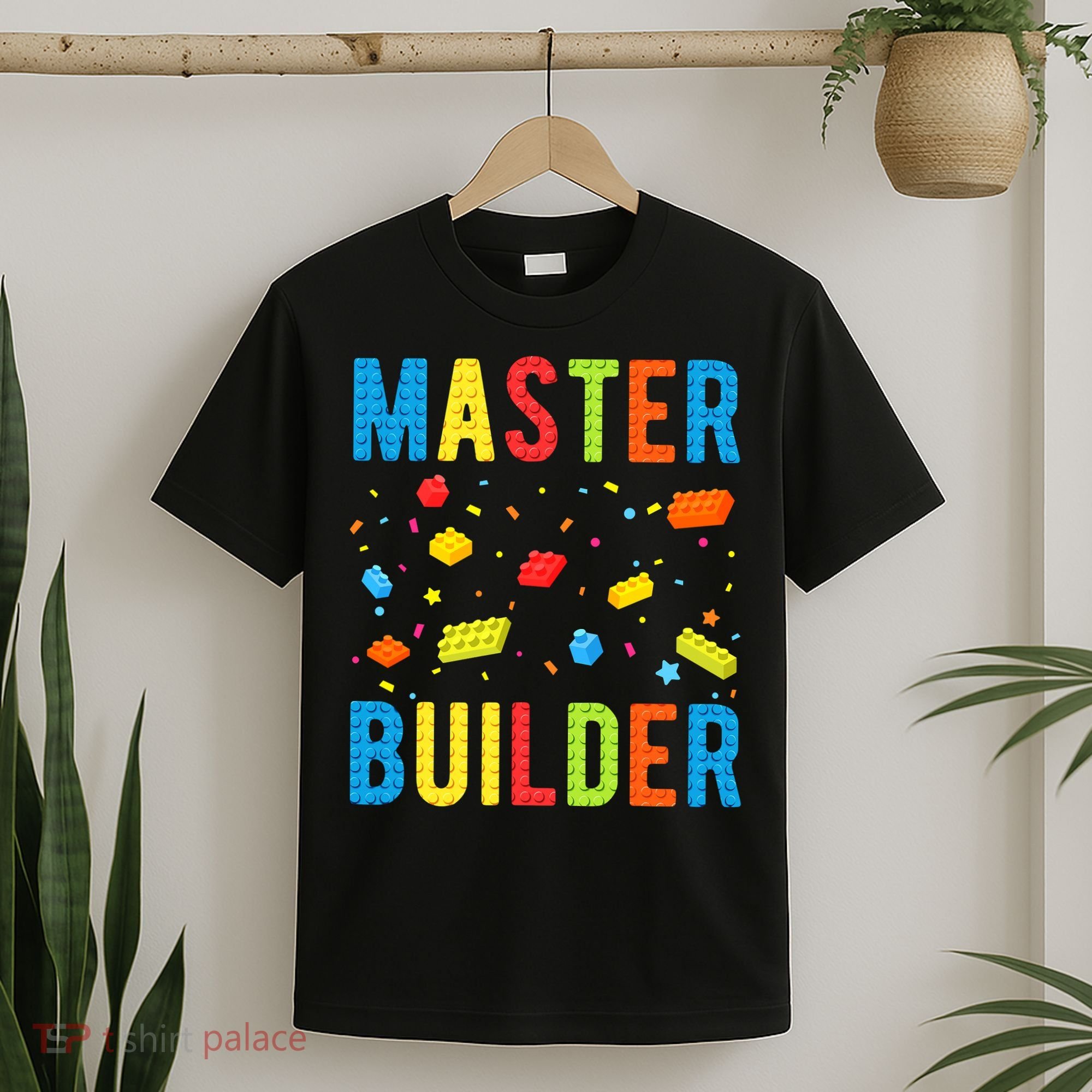 Master Builder Building Blocks Brick Builder T-Shirt