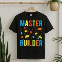 Master Builder Building Blocks Brick Builder T-Shirt thumb 2