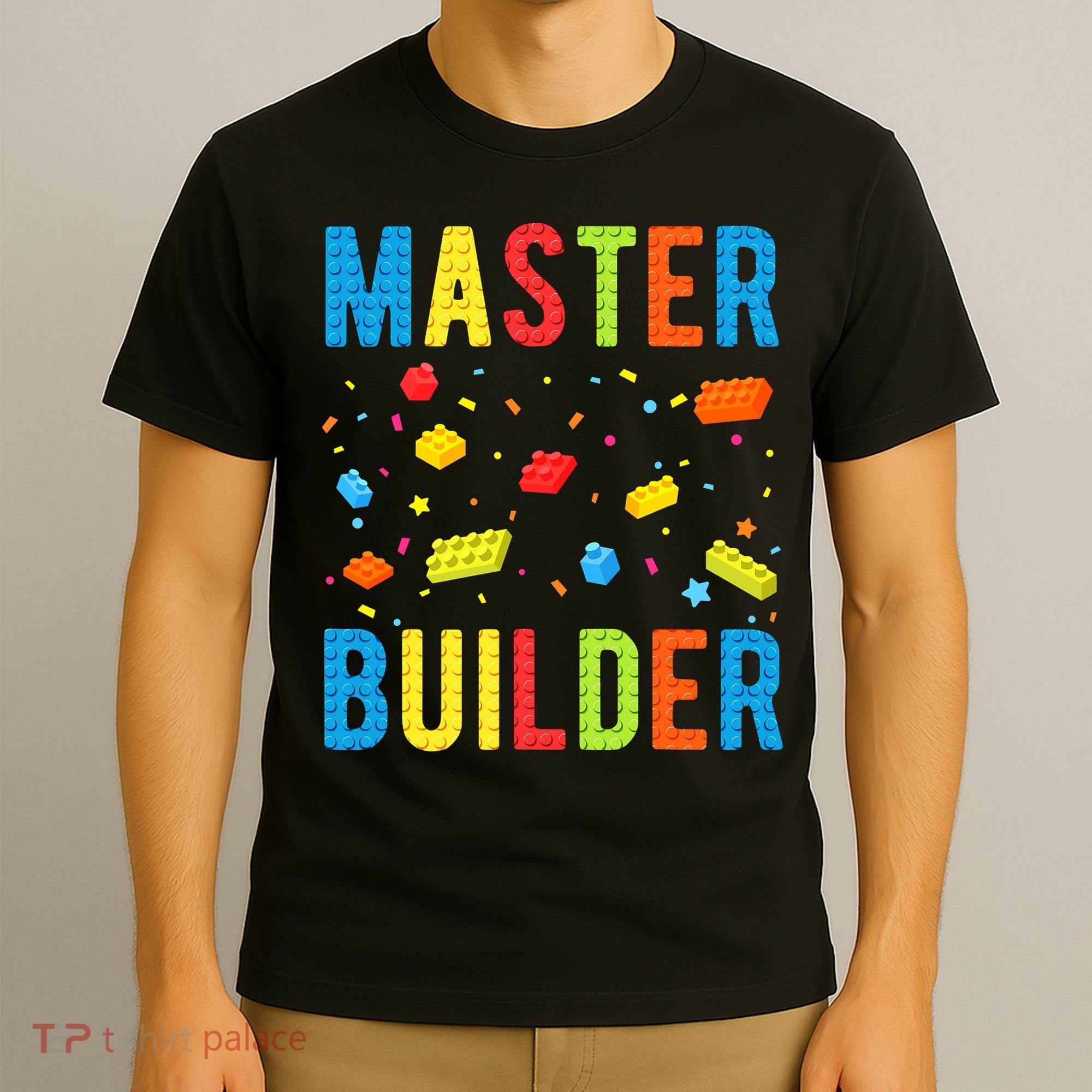 Master Builder Building Blocks Brick Builder T-Shirt