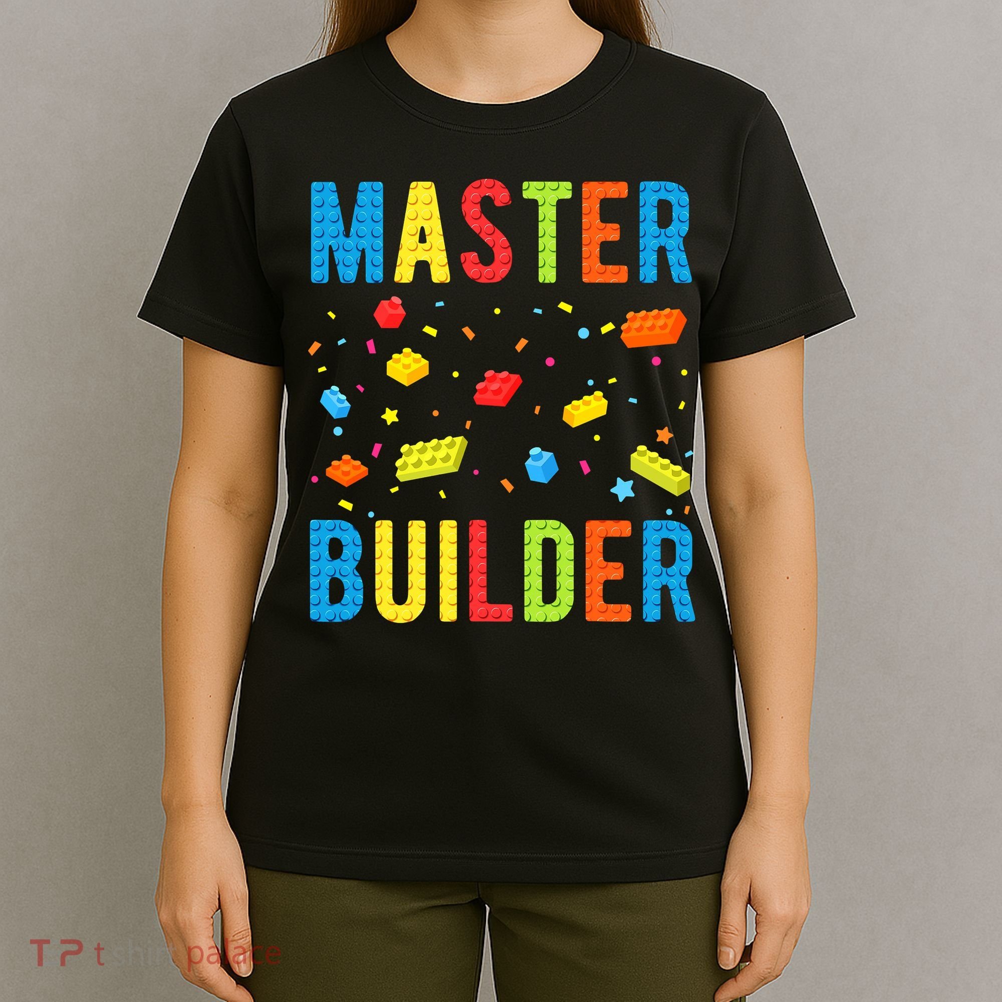Master Builder Building Blocks Brick Builder T-Shirt