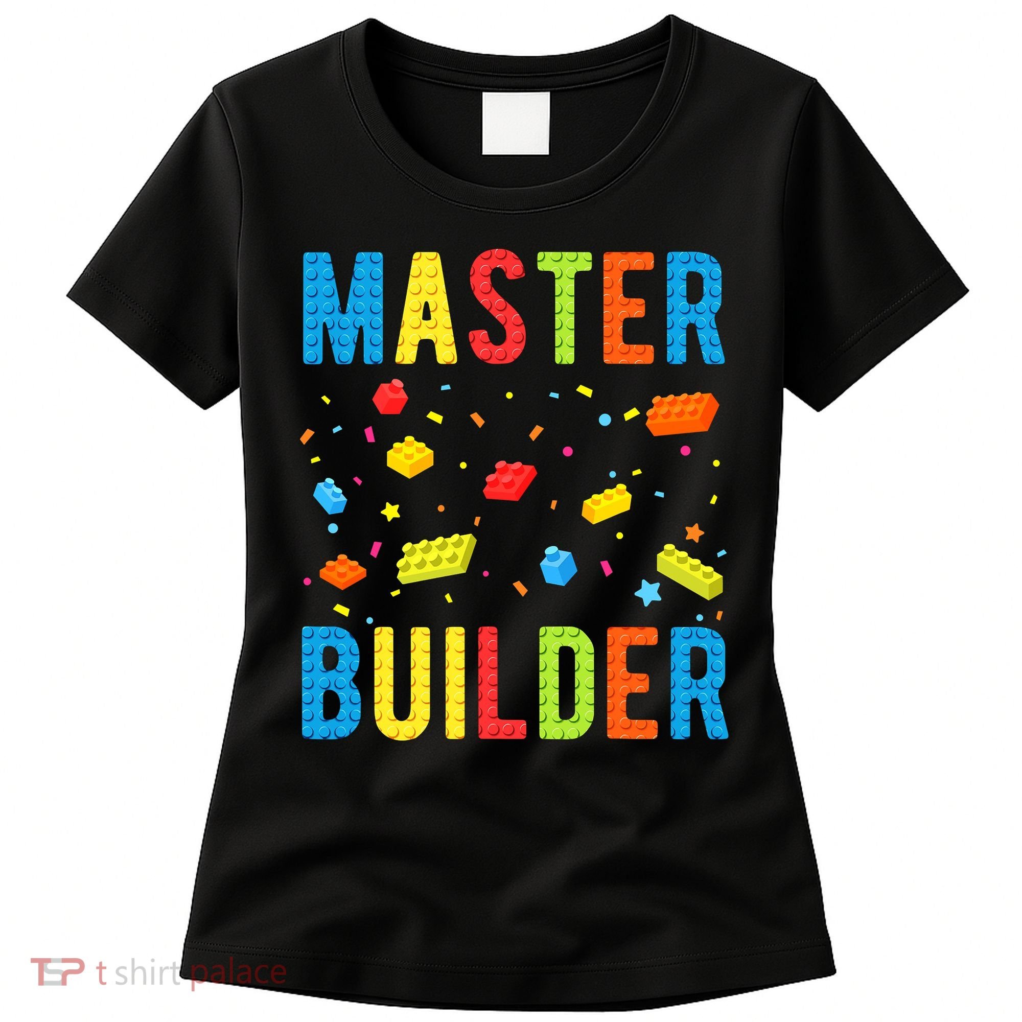 Master Builder Building Blocks Brick Builder Women's T-Shirt