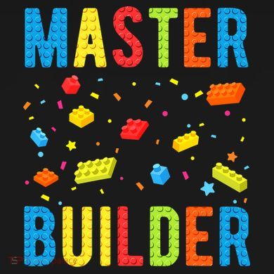Master Builder Building Blocks Brick Builder Women's T-Shirt