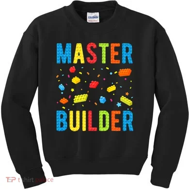 Master Builder Building Blocks Brick Builder Kids Sweatshirt