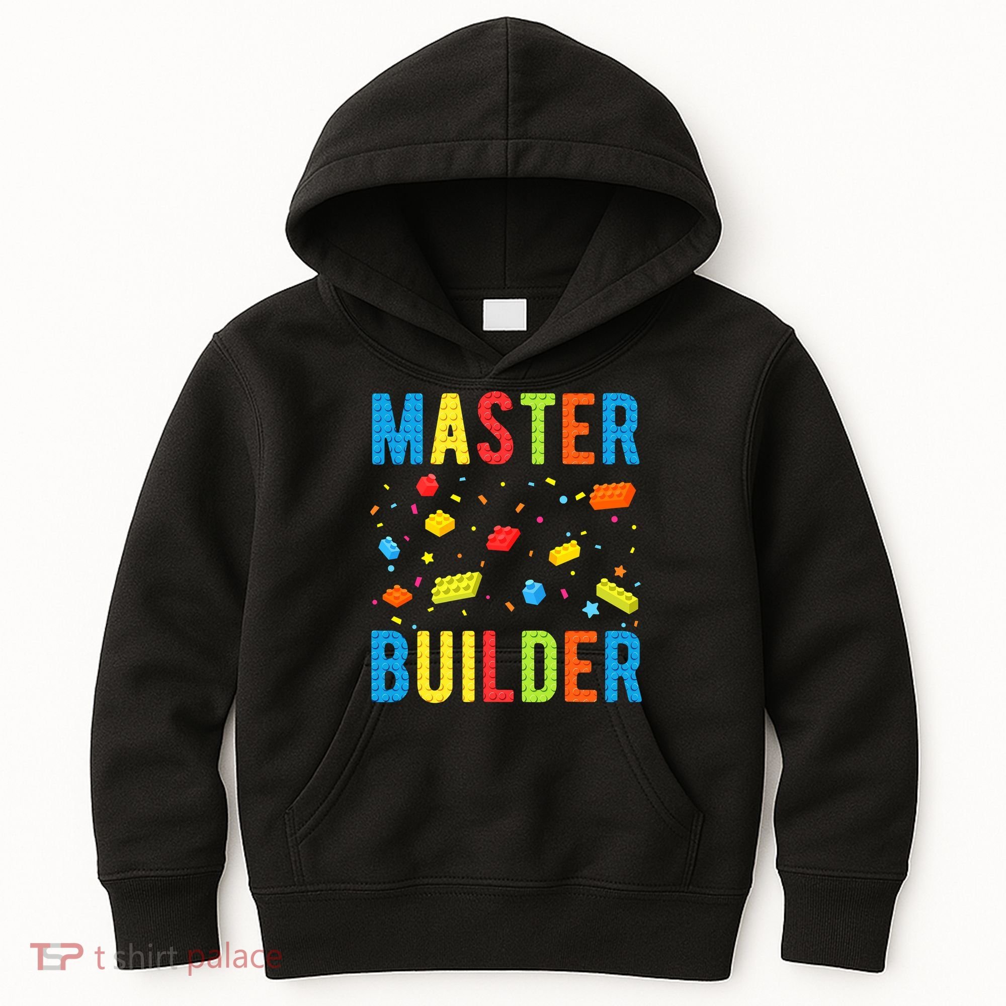 Master Builder Building Blocks Brick Builder Kids Hoodie