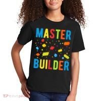 Master Builder Building Blocks Brick Builder Kids T-Shirt thumb 2