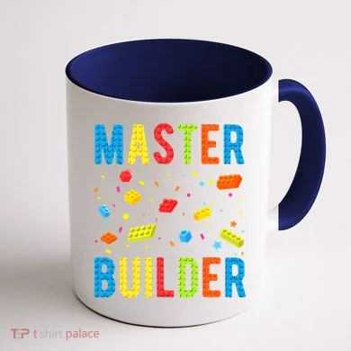 Master Builder Building Blocks Brick Builder Coffee Mug back