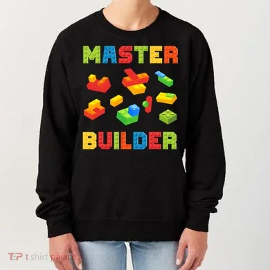 Master Builder Building Blocks Lover Brick Builder Women's Sweatshirt