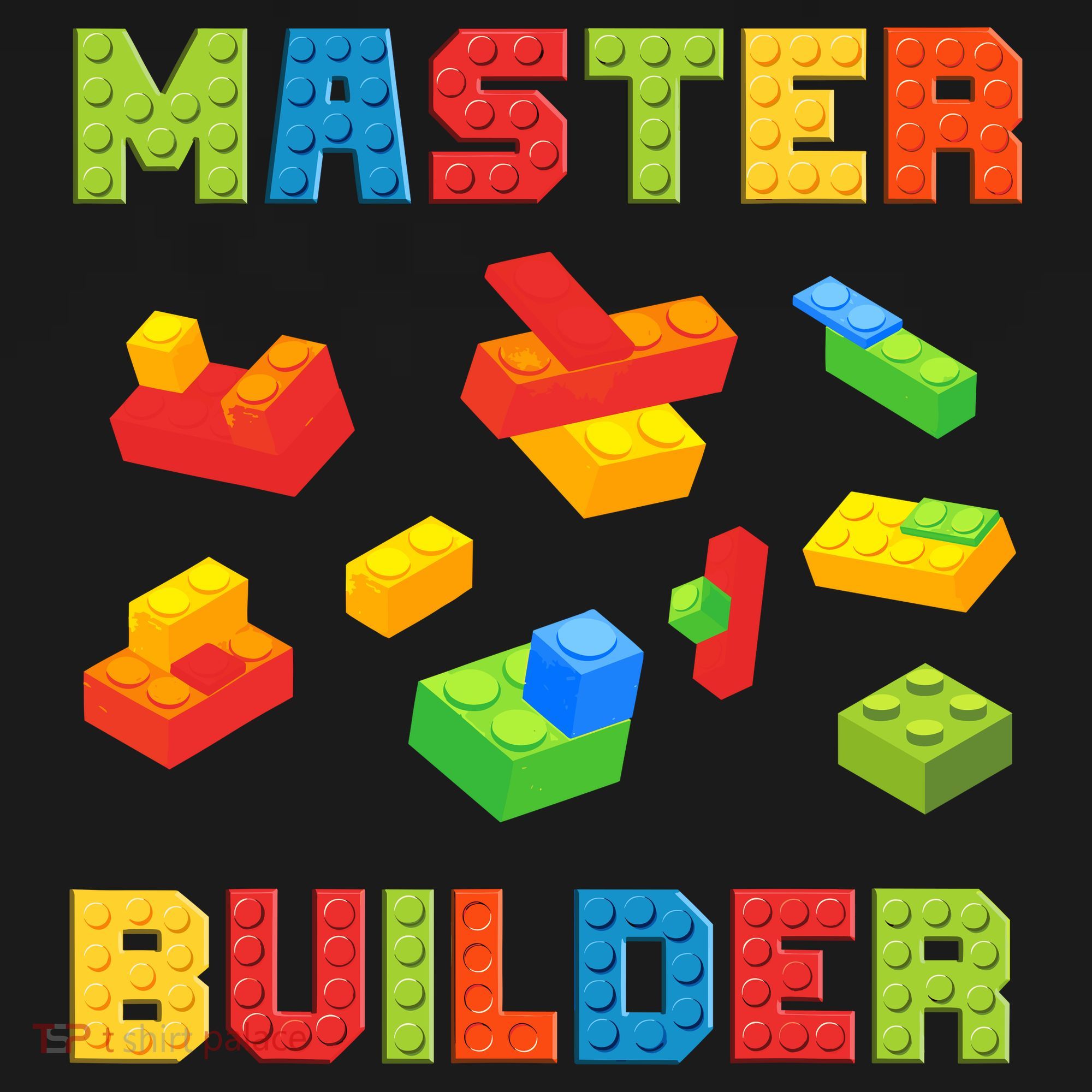 Master Builder Building Blocks Lover Brick Builder USA-Made Doggie Bandana