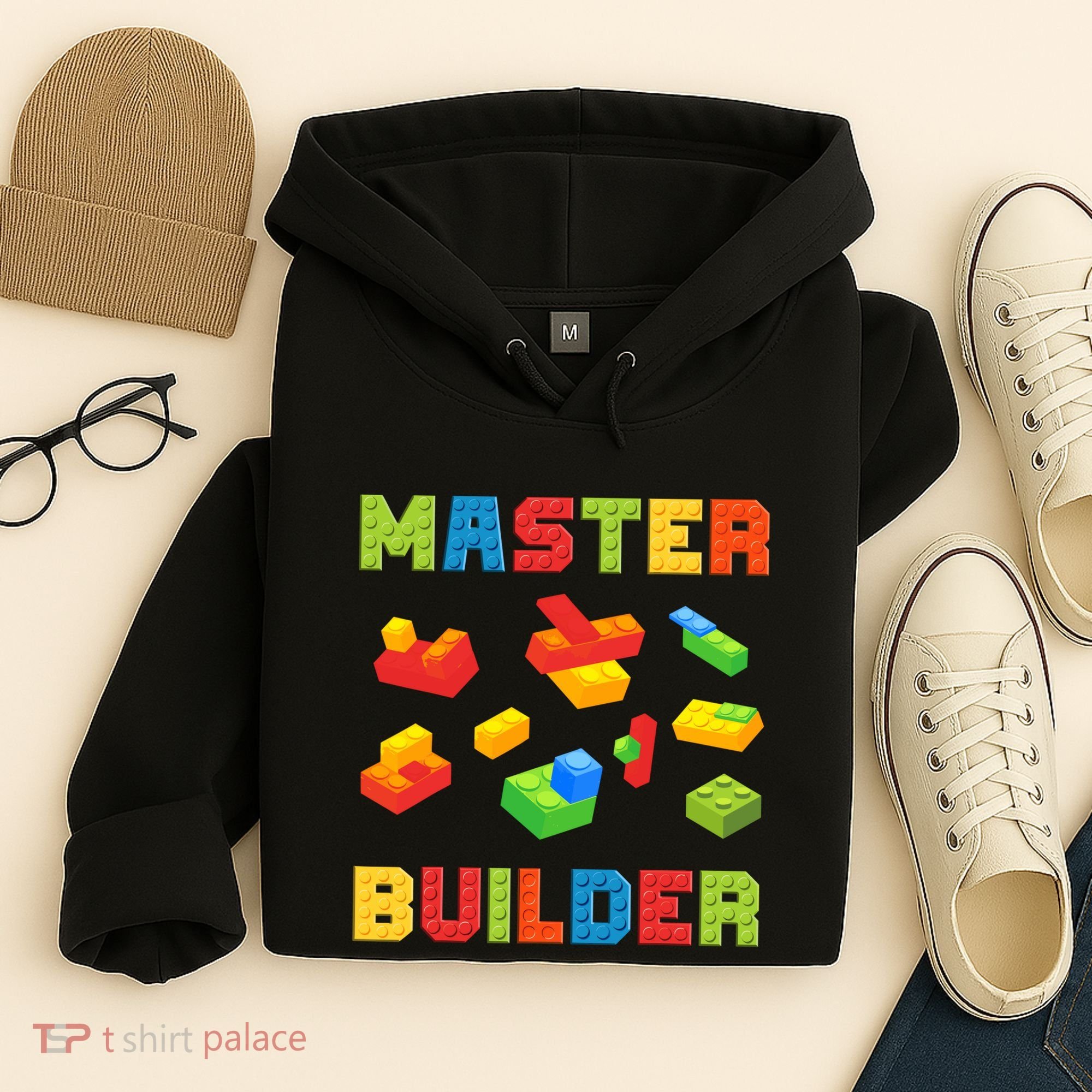 Master Builder Building Blocks Lover Brick Builder Hoodie