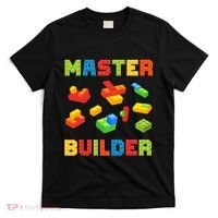 Master Builder Building Blocks Lover Brick Builder T-Shirt thumb 0