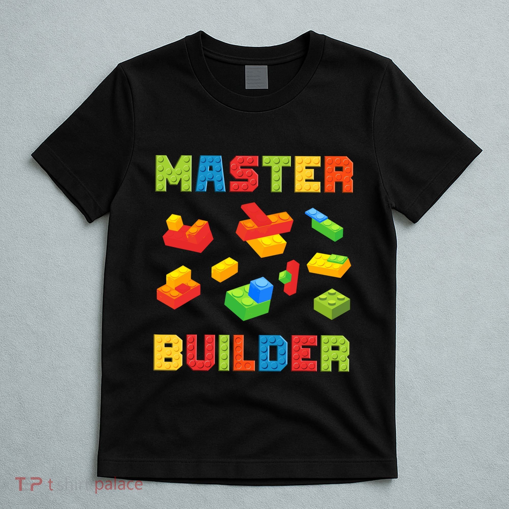 Master Builder Building Blocks Lover Brick Builder T-Shirt