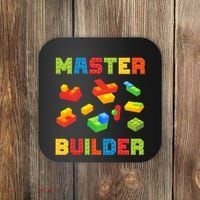 Master Builder Building Blocks Lover Brick Builder Coaster thumb 0