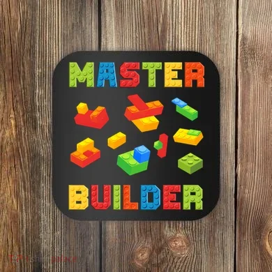 Master Builder Building Blocks Lover Brick Builder Coaster