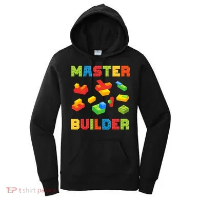 Master Builder Building Blocks Lover Brick Builder Women's Hoodie