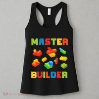 Master Builder Building Blocks Lover Brick Builder Women's Tank Top thumb 3