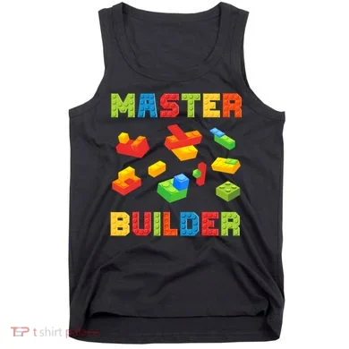 Master Builder Building Blocks Lover Brick Builder Tank Top