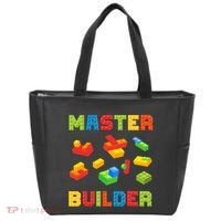 Master Builder Building Blocks Lover Brick Builder Tote Bag thumb 0
