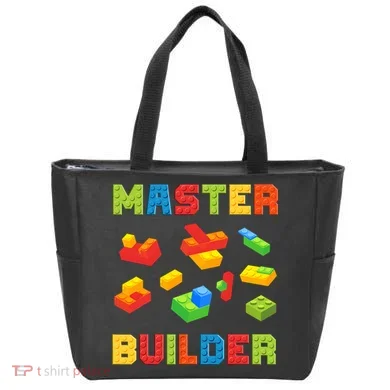 Master Builder Building Blocks Lover Brick Builder Tote Bag