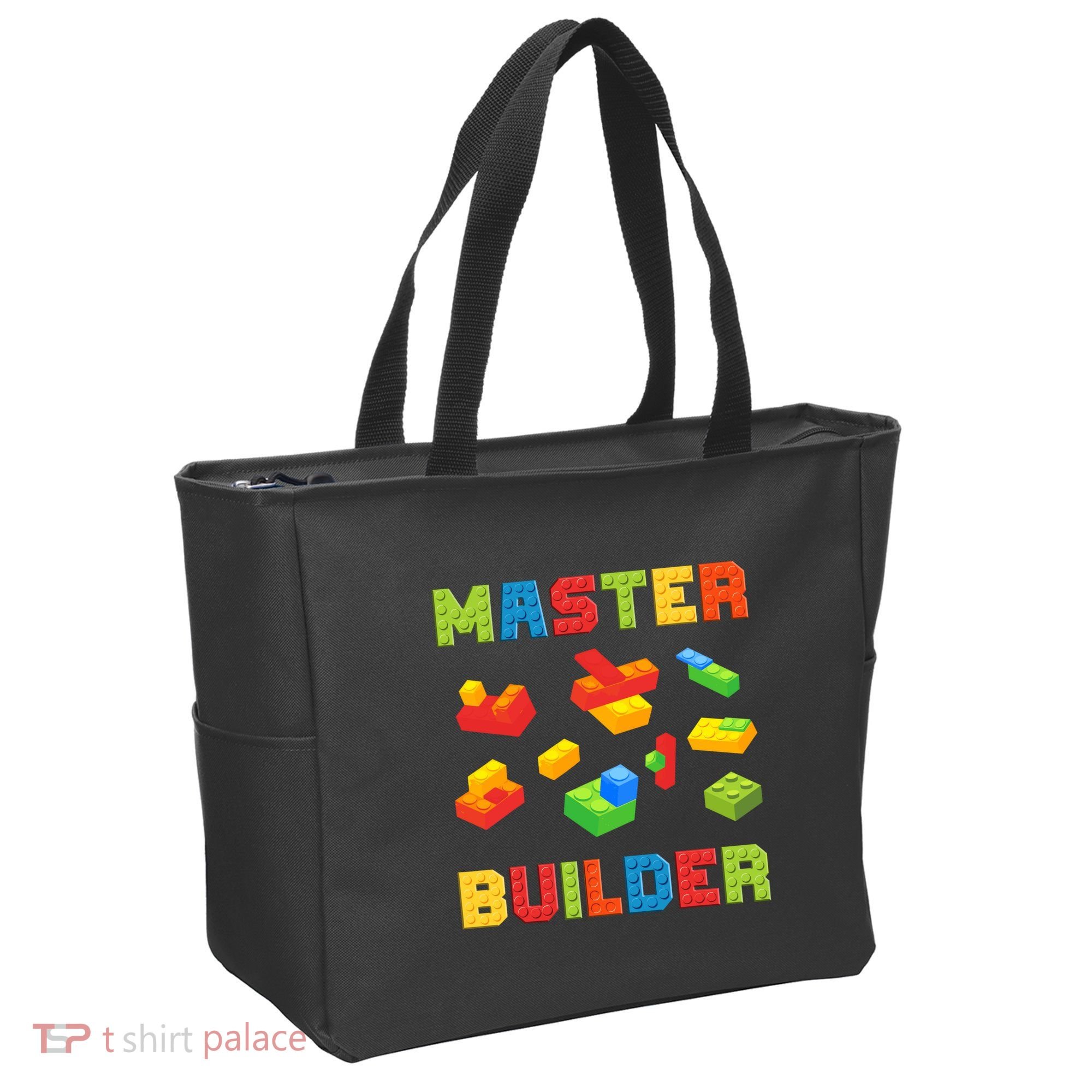 Master Builder Building Blocks Lover Brick Builder Tote Bag