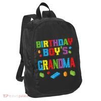 Master Builder Birthday Boy's Grandma Building Bricks Blocks Port Authority Crush Ripstop Backpack thumb 1