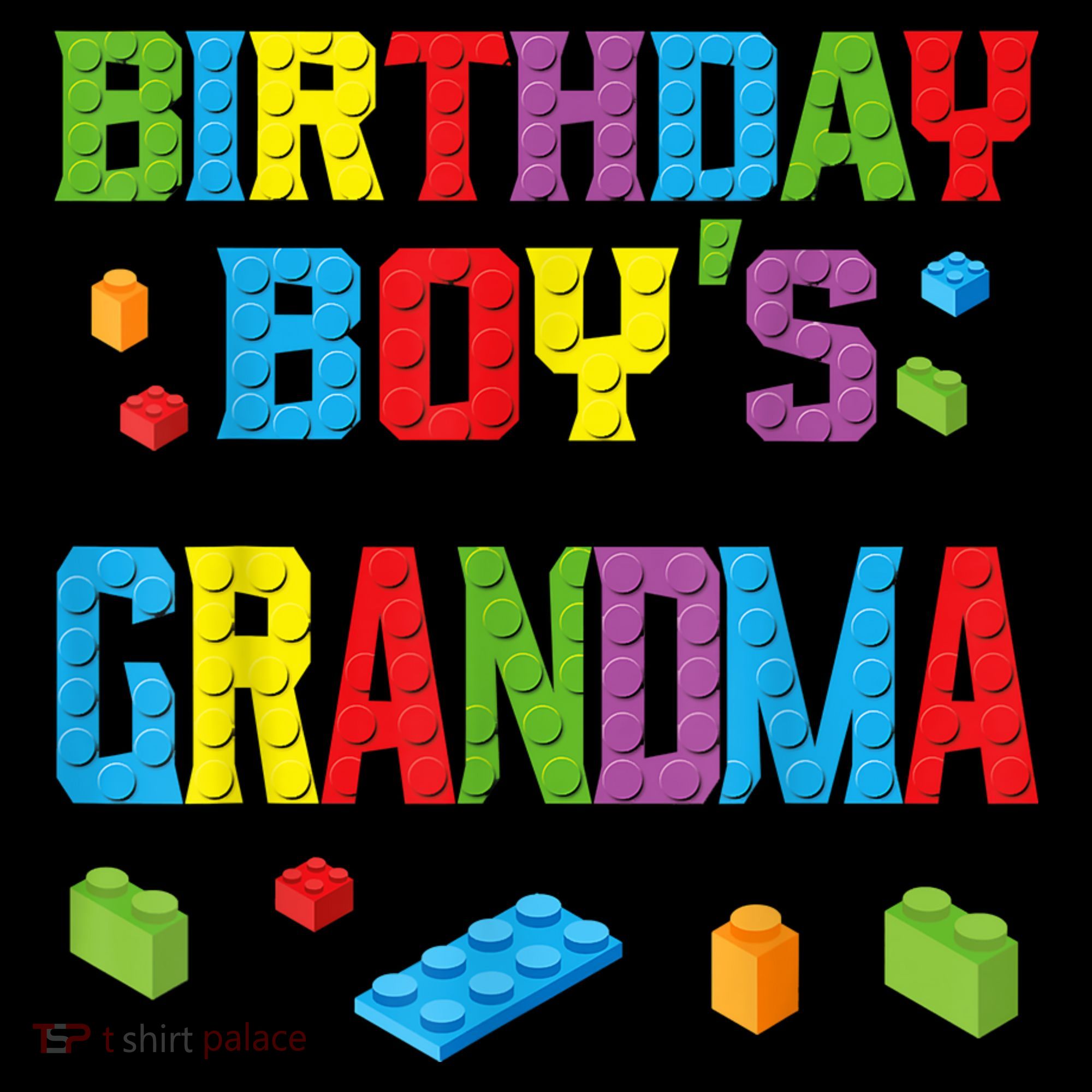 Master Builder Birthday Boy's Grandma Building Bricks Blocks Coffee Mug