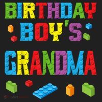 Master Builder Birthday Boy's Grandma Building Bricks Blocks Tumbler thumb 3