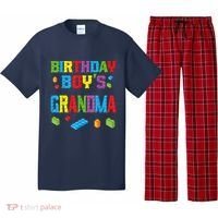 Master Builder Birthday Boy's Grandma Building Bricks Blocks Pajama Set thumb 0