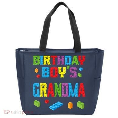 Master Builder Birthday Boy's Grandma Building Bricks Blocks Tote Bag