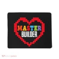 Master Builder Block Brick Building Heart Valentines Day Mousepad thumb 0