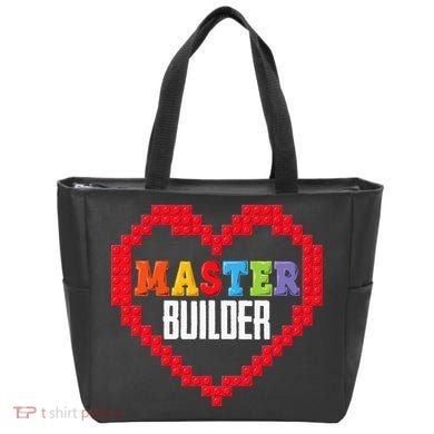 Master Builder Block Brick Building Heart Valentines Day Tote Bag