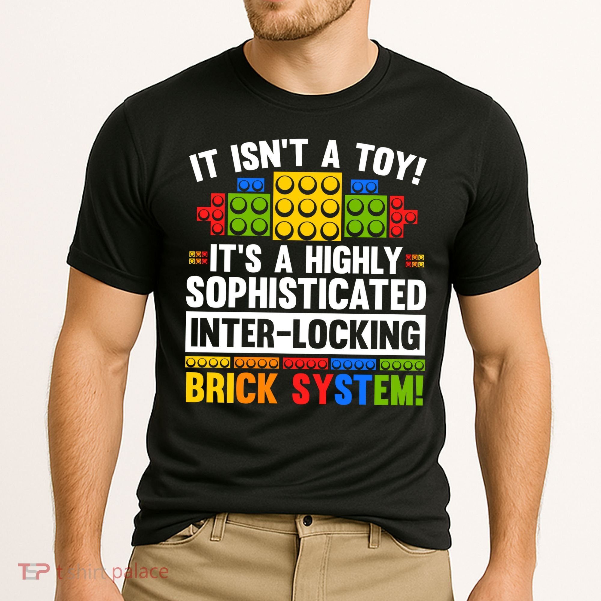 Master Builder Bricks Blocks Play Toys Cooling Performance Crew T-Shirt