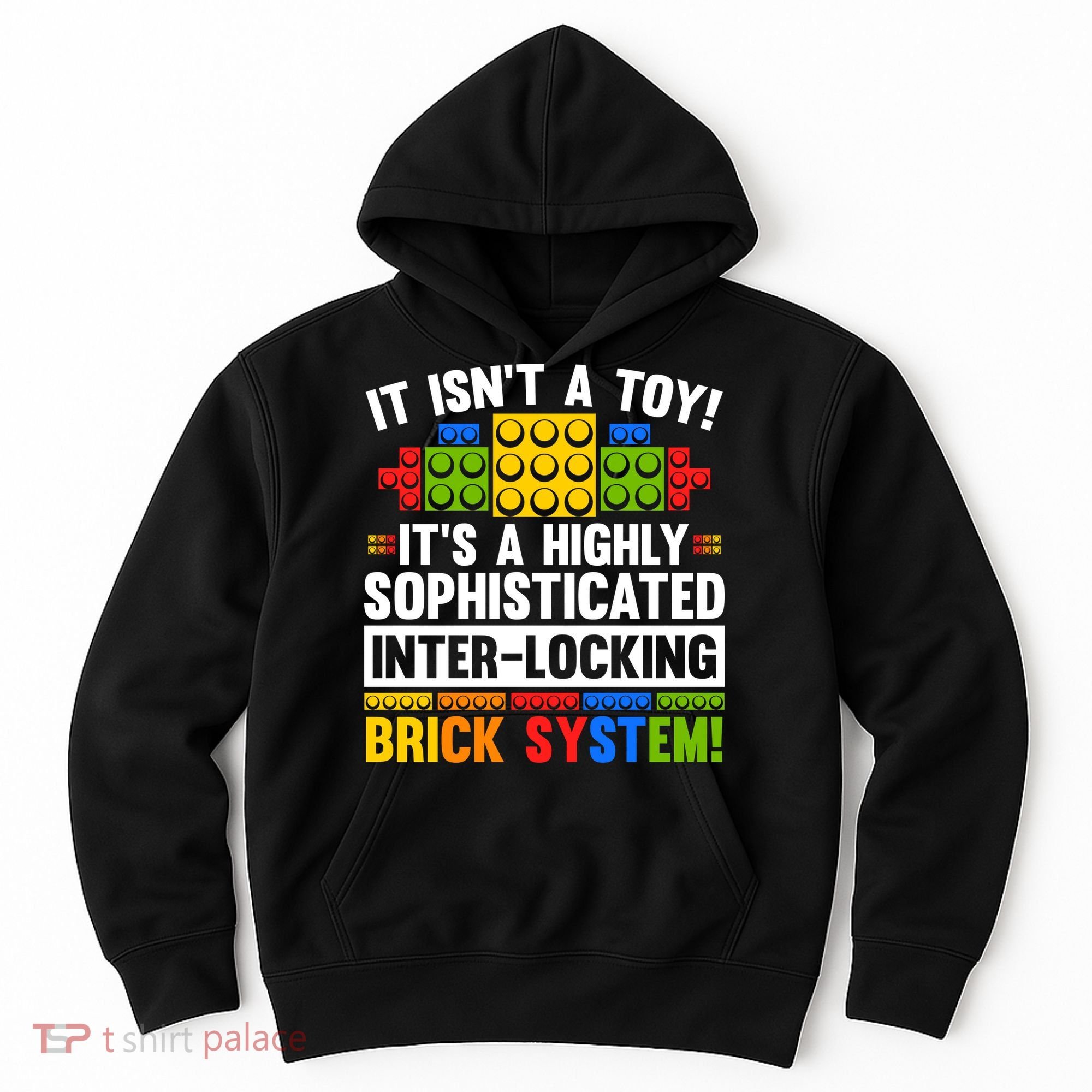Master Builder Bricks Blocks Play Toys Hoodie