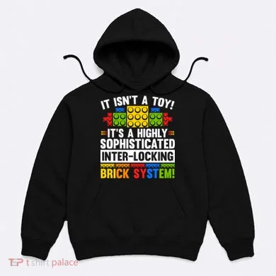 Master Builder Bricks Blocks Play Toys Hoodie
