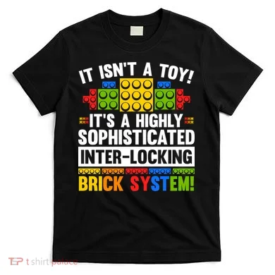 Master Builder Bricks Blocks Play Toys T-Shirt